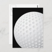 Golf Ball Briefkaart (Voorkant / Achterkant)