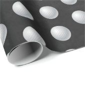Golf Ball Cadeaupapier (Rol Hoek)