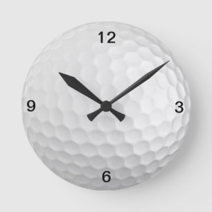 Golf Ball Clock Ronde Klok