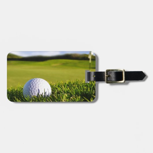 Golf Ball Course Bagagelabel (Voorkant horizontaal)
