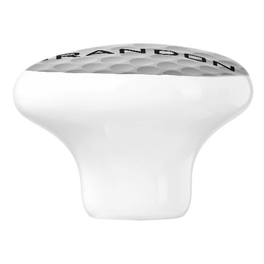 Golf Ball Design Ceramic Pull of Knob Keramische Knop (Zijkant)