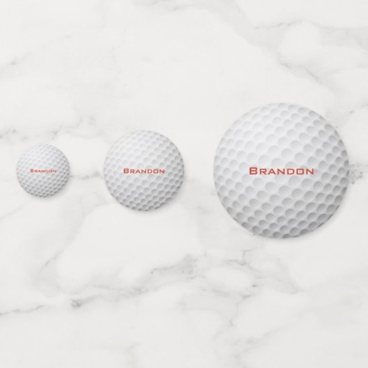 Golf Ball Design Table Confetti (Voorkanten)