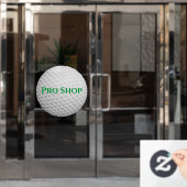 Golf Ball Design Window Cling Raamsticker (Kantoordeur)