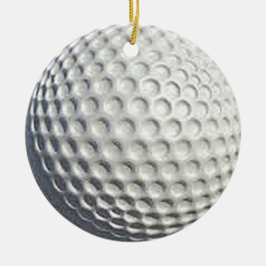 "Golf Ball"-designgeschenken en -producten Keramisch Ornament (Voorkant)
