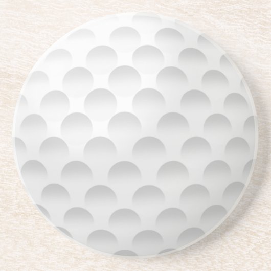 Golf Ball Dimple-ontwerp Zandsteen Onderzetter (Voorkant)