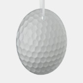 Golf Ball Dimples Glas Ornament (Voorkant Rechts)