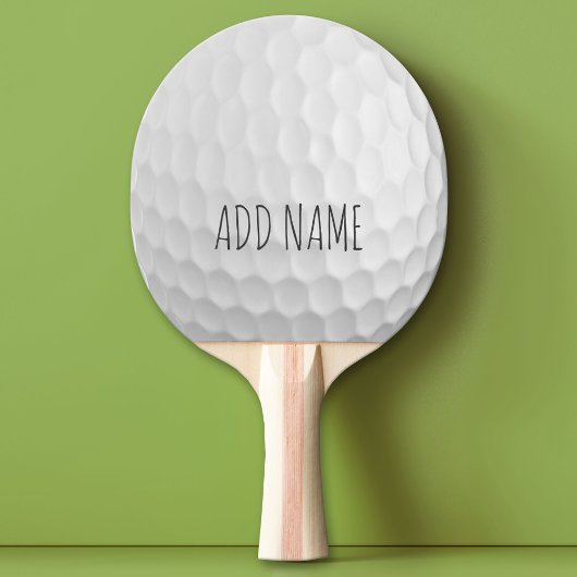 Golf Ball Dimples met eigen naam Tafeltennisbatje
