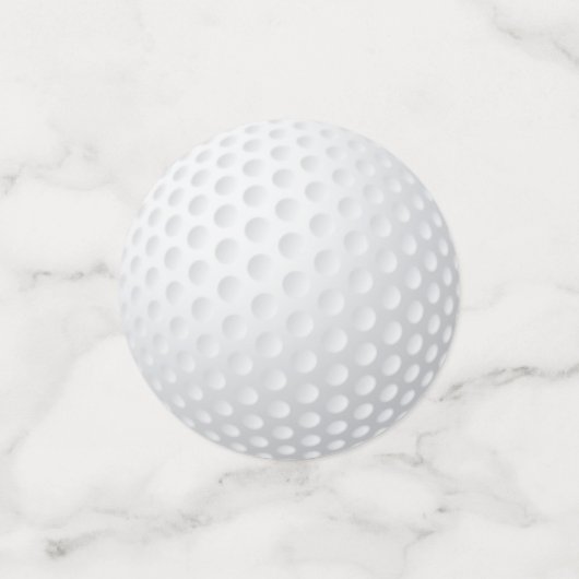 Golf Ball Dîner Spécial Table Confetti (Petit recto)