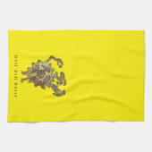 Golf Ball Eater Petroglyph Serviette de cuisine (Horizontal)