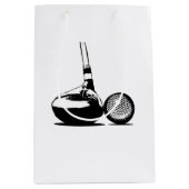 Golf Ball en Club Medium Cadeauzakje (Voorkant)