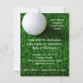 Golf Ball en Turf Custom Golf Outing Kaart (Voorkant)