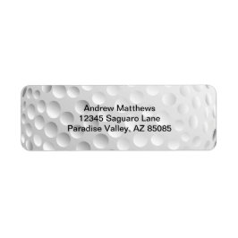Golf Ball Etiket