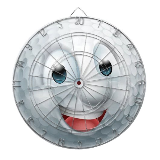 “Golf Ball Face” Dart Board Dartbord (Voorkant)