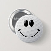 Golf Ball Face Ronde Button 5,7 Cm (Voorkant /achterkant)