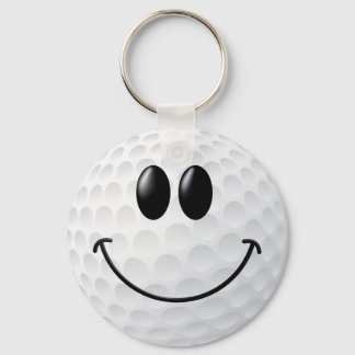 Golf Ball Face Sleutelhanger