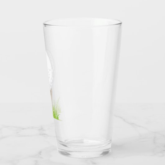 Golf Ball Glas (Links)