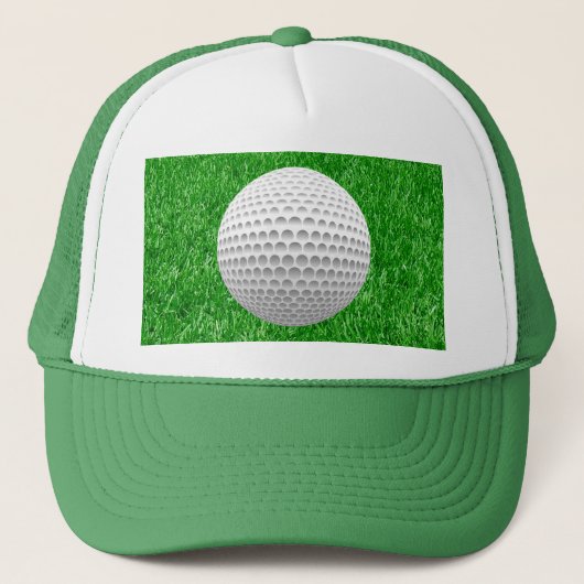 Golf Ball & Green Trucker Pet (Voorkant)