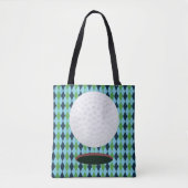 Golf Ball & Hole Sac fourre-tout (Devant)