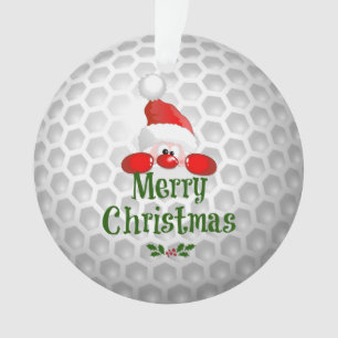 Golf Ball Holiday Design, Joyeux Noël,
