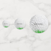 Golf Ball in Grass Confetti (Achterkanten)