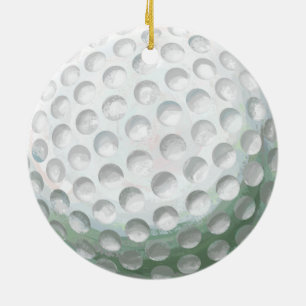 Golf Ball Keramisch Ornament