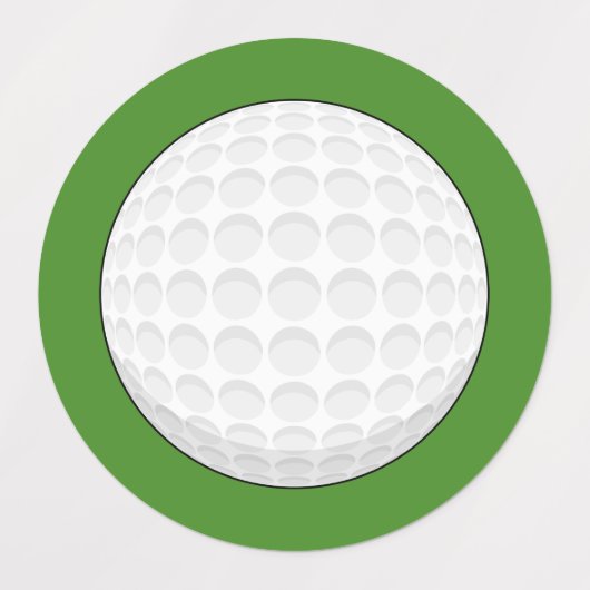 Golf Ball Labels (Design 1)