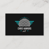 Golf Ball Logo | Golf Pro of Instructor Visitekaartje (Voorkant)