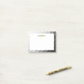 Golf Ball look Monogram op maat Post-it® Notes (Op bureau)