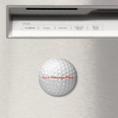 Golf Ball Magnet - ajoutez votre message (In Situ (Lave-vaisselle))
