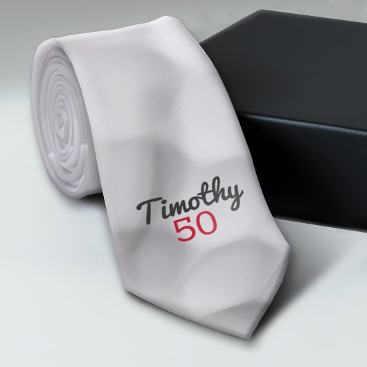 Golf Ball Monogram - Afdrukken met naam en nummer Stropdas