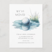 Golf Ball Moving Faire-part (Devant)