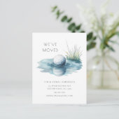 Golf Ball Moving Faire-part (Debout devant)