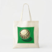 Golf Ball on Green Tote Bag (Voorkant)