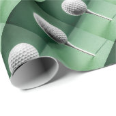 Golf Ball op T-shirt Cadeaupapier (Rol Hoek)