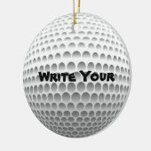 Golf Ball Ornaments Keramisch Ornament (Links)