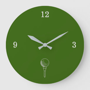Golf Ball Outline Wandklok Grote Klok
