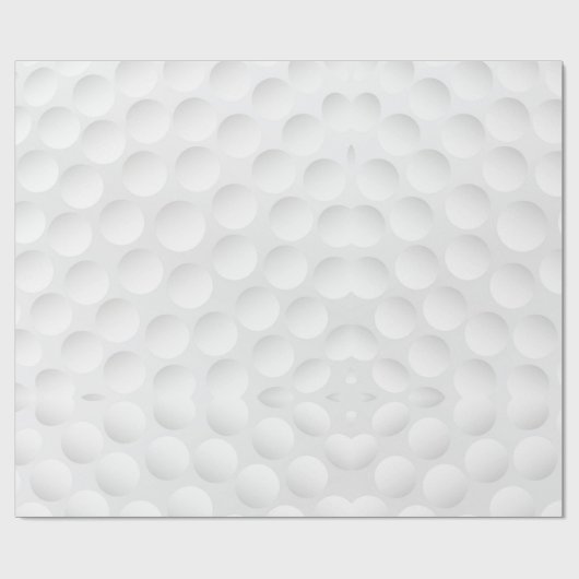 Golf Ball Pattern Cadeaupapier (Vlak)
