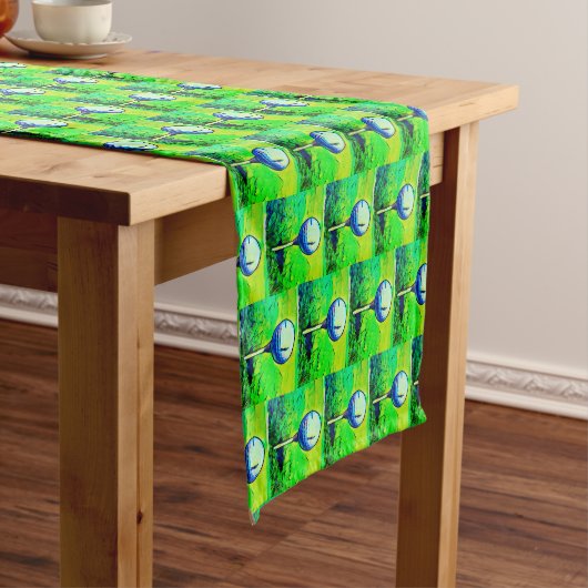 Golf Ball Pattern Dining Table Runner Korte Tafelloper (Voorbeeld)