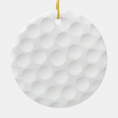 Golf Ball Pattern Keramisch Ornament (Achterkant)