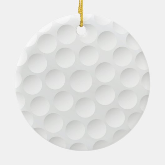 Golf Ball Pattern Keramisch Ornament (Achterkant)