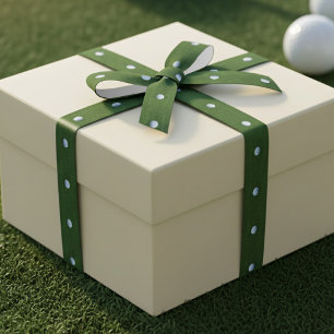 Golf Ball Pattern Putting Green Ribbon for Golfers Lint