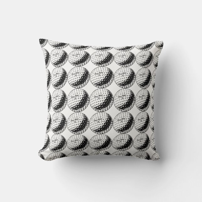 Golf Ball Pillow Kussen (Voorkant)