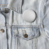 Golf Ball Pin / Button Badge (In situ)