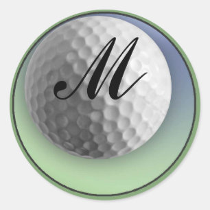 Golf Ball Ronde Sticker