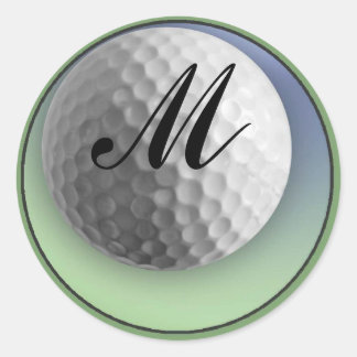 Golf Ball Ronde Sticker