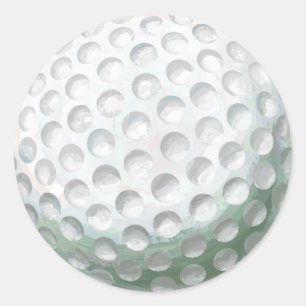 Golf Ball Ronde Sticker