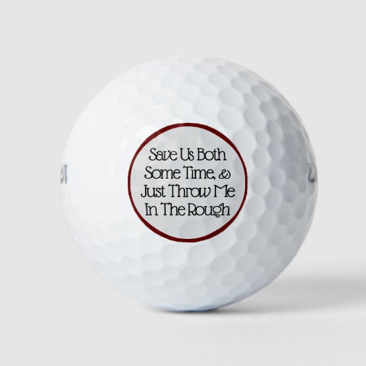 Golf Ball Sarcasm Golfballen (Voorkant)