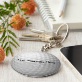 Golf Ball Sleutelhanger (Zijkant)