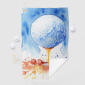 Golf Ball Splash Golf Handdoek (Insitu)