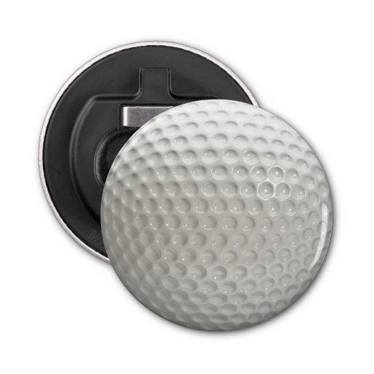 Golf Ball Sport Button Flesopener (Voorkant)